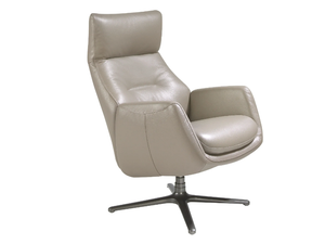 5092 - Recliner swivel leather armchair with armrests _ Angel Cerdá